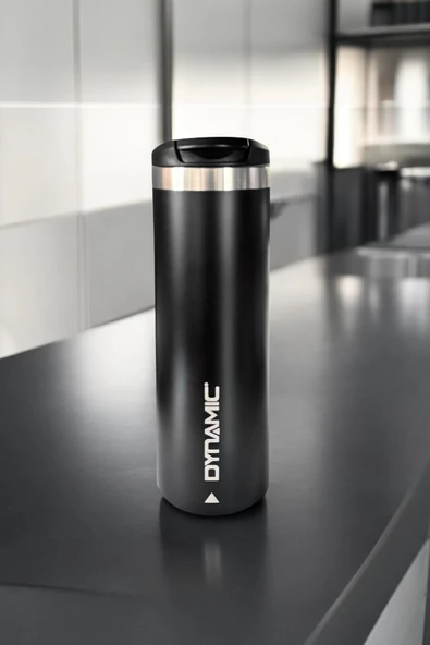 Dynamic Paslanmaz Çelik Termos Siyah 500ML ürün görseli 1