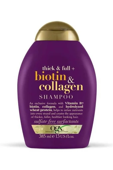Organix Biotin & Collagen Şampuan 385 ml ürün görseli 1