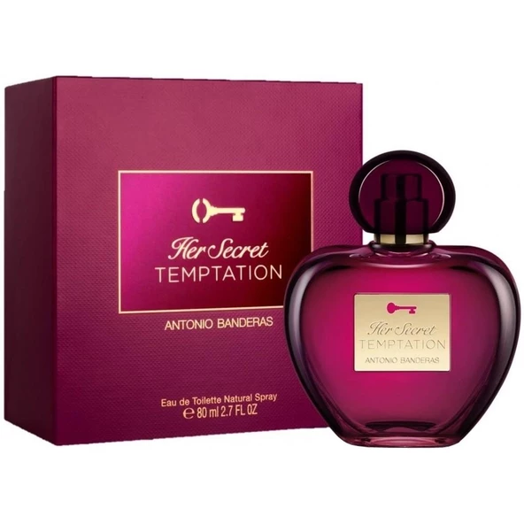 Antonio Banderas Her Secret Temptation EDT 80 ml Kadın Parfüm ürün görseli 1