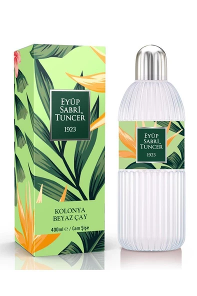 Eyüp Sabri Tuncer Beyaz Çay Cam Şişe Kolonya 400 ml ürün görseli 1
