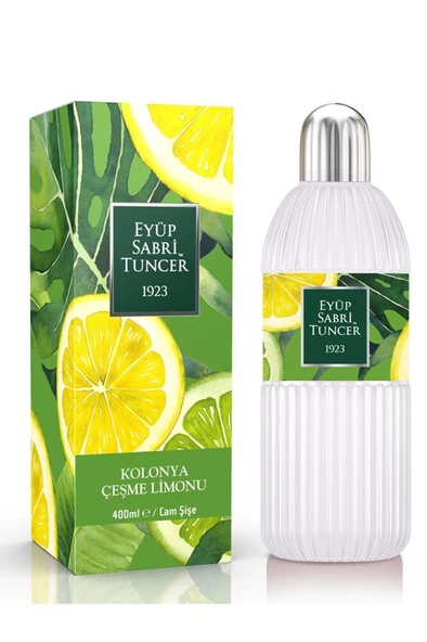 Eyüp Sabri Tuncer Çeşme Limonu Kolonya Cam Şişe 400 ml ürün görseli 1