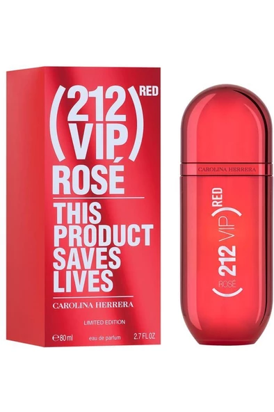 Carolina Herrera 212 VIP Rose Red EDP 80 ml Kadın Parfüm ürün görseli 1
