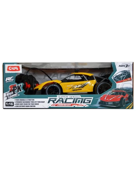 Ctoys Super Speed Racing Kumandalı Yarış Arabası Sarı 797 36 ürün görseli 1