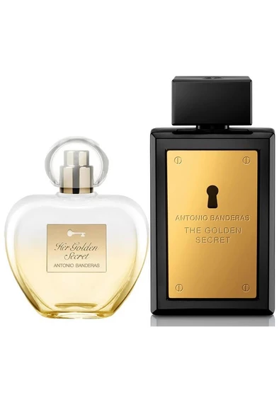 Antonio Banderas The Golden Secret EDT 100 ml + Her Golden Secret EDT 80 ml ürün görseli 1
