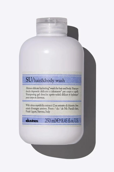 Davines SU Hair & Body Wash 250 ml ürün görseli 1