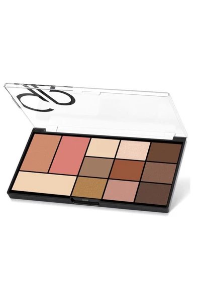 Golden Rose City Style Face and Eye Palette 01 Warm Nude Far Paleti ürün görseli 1