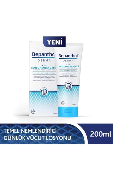 Bepanthol Derma Temel Nemlendirici Vücut Losyonu 200 ml ürün görseli 1