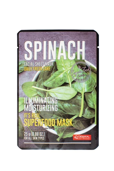 Dermal Spinach Facial Sheet Maske ürün görseli 1