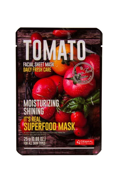 Dermal Tomato Facial Sheet Maske ürün görseli 1