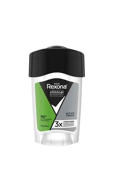 Rexona Clinical Protection Shower Cream Men Stick Deodorant 45 ml ürün görseli 1