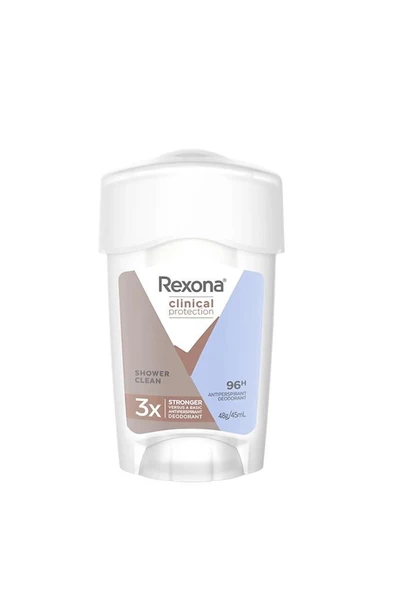 Rexona Clinical Protection Shower Cream Stick Deodorant 45 ml ürün görseli 1