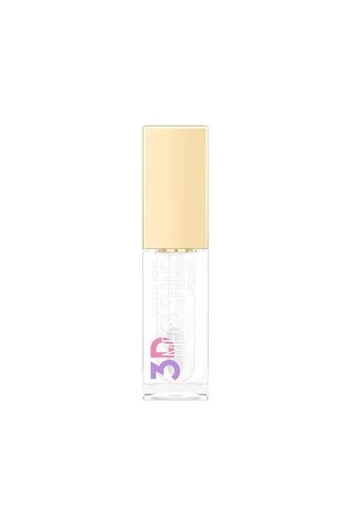 Golden Rose 3D Mega Shine 101 Clear Lip Gloss ürün görseli 1