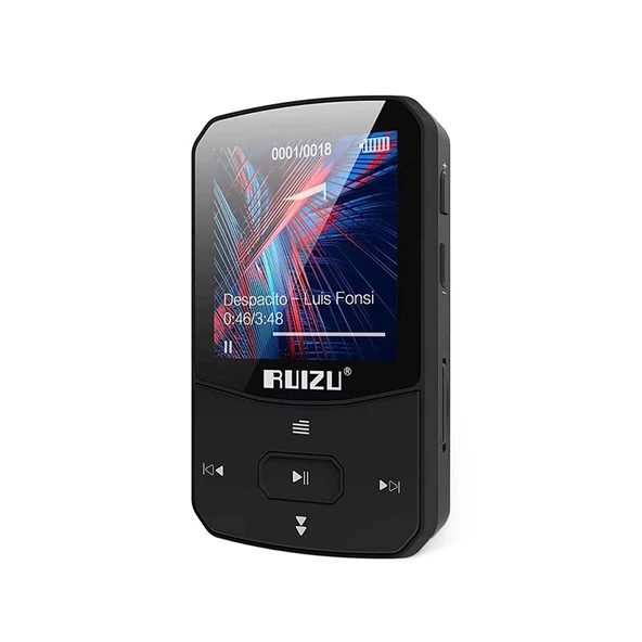 Ruizu X52 MP3 Çalar Bluetooth 5.0 8GB FM Radyo Pedometre Saat ürün görseli 1