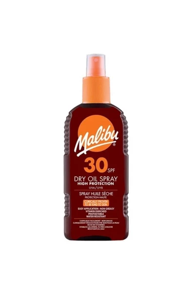 Malibu Dry Oil Spray SPF30 200 ml Güneş Koruyucu ürün görseli 1