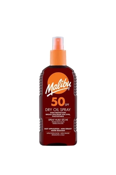 Malibu Dry Oil Spray SPF50 200 ml Güneş Koruyucu ürün görseli 1