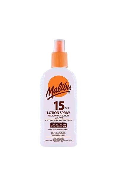 Malibu Lotion Spray Medium Protection 200 ml Güneş Koruyucu ürün görseli 1