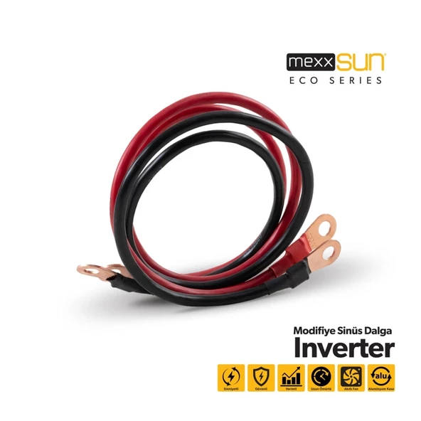 Mexxsun 12V 2000W Modifiye Sinüs İnverter - Resim 4