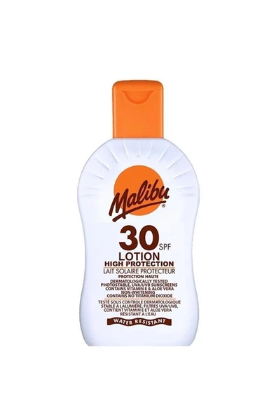 Malibu Lotion High Protection SPF30 200 ml Güneş Koruyucu ürün görseli 1