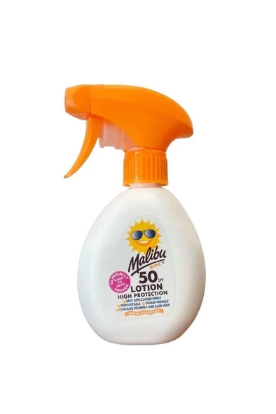 Malibu Lotion Spray High Protection SPF50 300 ml Çocuk Güneş Koruyucu ürün görseli 1