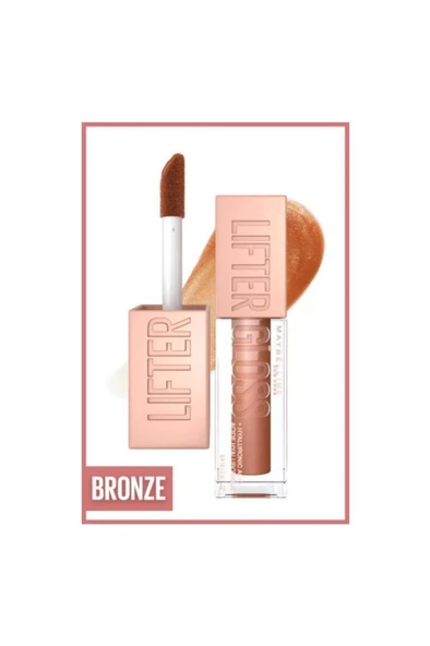 Maybelline New York Lifter Gloss 18 Bronze Dudak Parlatıcısı ürün görseli 1