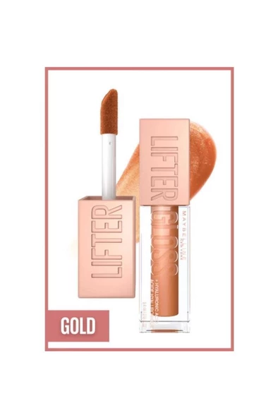 Maybelline New York Lifter Gloss 19 Gold Dudak Parlatıcısı ürün görseli 1