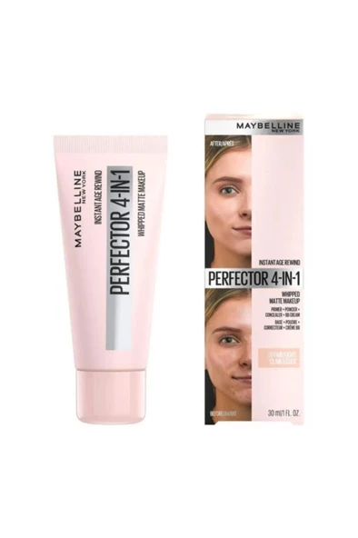 Maybelline New York Perfector Matte Makeup 01 Light Fondöten ürün görseli 1