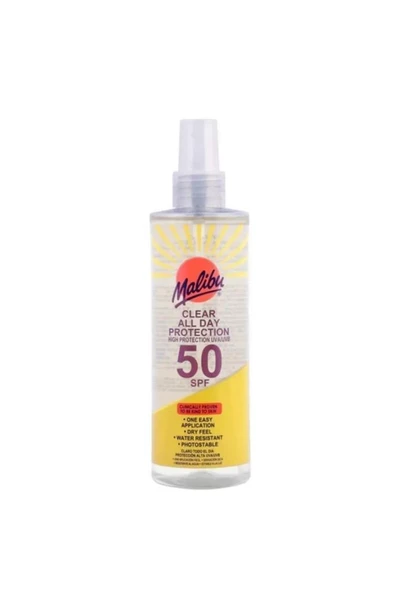 Malibu Clear All Day Protection SPF50 250 ml Güneş Koruyucu ürün görseli 1
