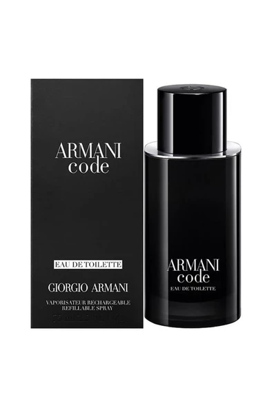 Giorgio Armani Code EDT 75 ml Refillable Erkek Parfüm ürün görseli 1