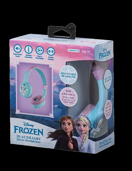 Kablolu Kulaklık Disney frozen Çocuk Kulaklığı Lisanslı DY-3053-FR ürün görseli 1