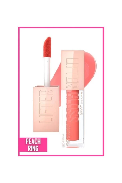 Maybelline New York Lifter Gloss 22 Peach Ring Dudak Parlatıcısı ürün görseli 1