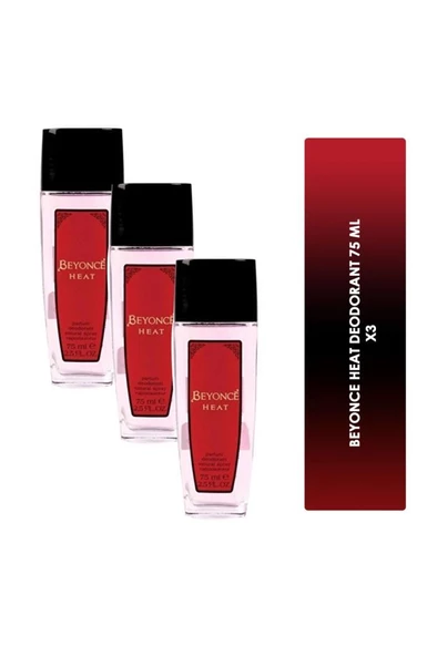 Beyonce Heat Deodorant 75 ml X3 ürün görseli 1