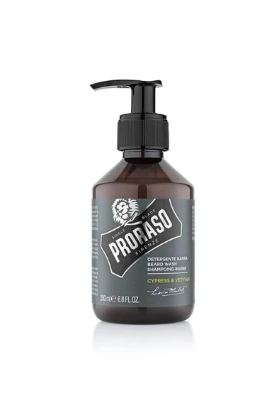 Proraso Beard Wash Shampoing Cypress&Vetyver 200 ml Sakal Şampuanı ürün görseli 1
