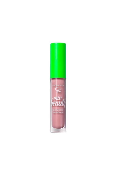 Golden Rose Miss Beauty 3D Lip Gloss 02 Baby Pink Dudak Parlatıcısı ürün görseli 1