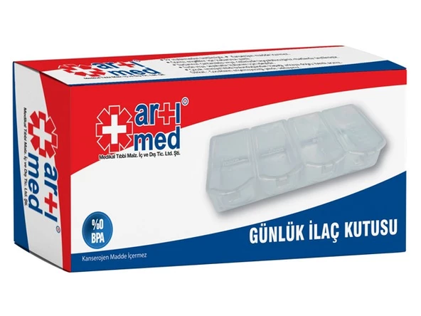 ARTIMED GÜNLÜK İLAÇ KUTUSU ürün görseli 1