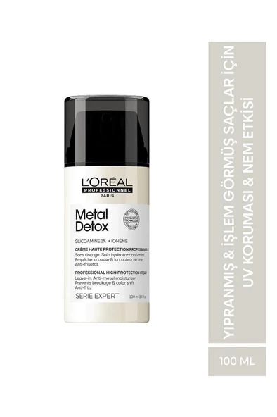 L‘Oreal Professionnel Metal Detox 100 ml Yüksek Korumalı Saç Bakım Kremi ürün görseli 1