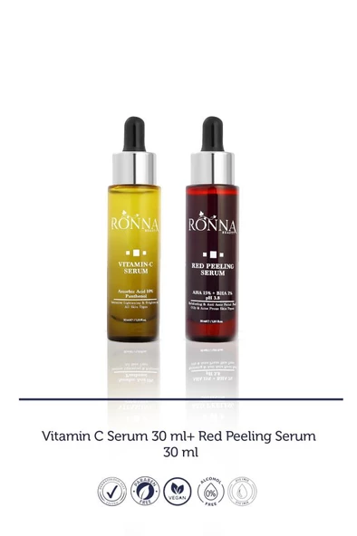 Ronna Beauty Aha Bha İçerikli Akneli Cilt Düzenleyici Leke Giderici Bakım Seti ürün görseli 1