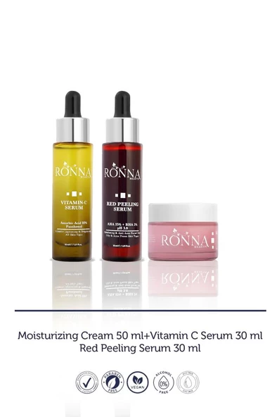Ronna Beauty Siyah Nokta Ve Sivilce Karşıtı Canlandırıcı Cilt Bakım Seti ürün görseli 1