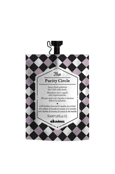 Davines The Purity Circle 50 ml Saç Ve Saç Dersi Bakım Maskesi ürün görseli 1
