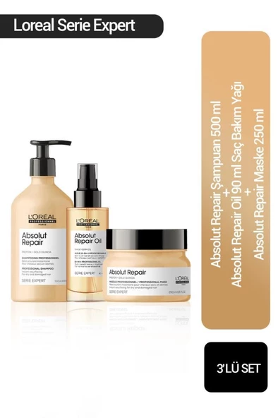 Loreal Serie Expert Absolut Repair Saç Bakım Seti ürün görseli 1