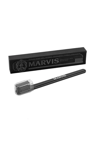 Marvis Premium Medium Siyah Toothbrush Orta Sert Diş Fırçası ürün görseli 1