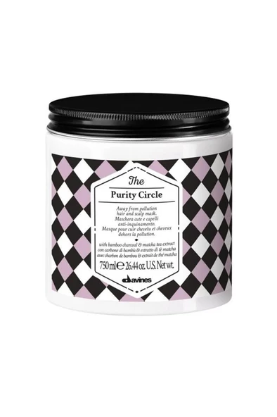 Davines The Purity Circle Hair And Scalp Mask 750 ml Saç Bakım Maskesi ürün görseli 1