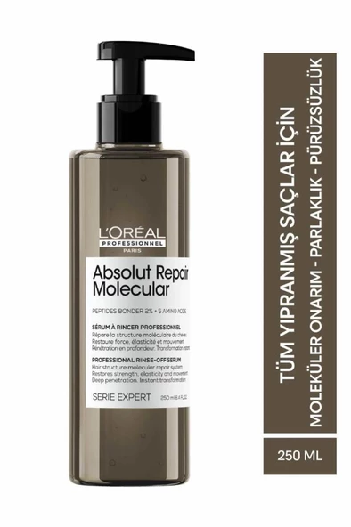 Loreal Professionnel Serie Expert Absolut Repair Molecular Saç Bakım Serum 250 ml ürün görseli 1