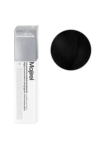 Loreal Professionnel Majirel 1 Siyah 50 ml Saç Boyası ürün görseli 1