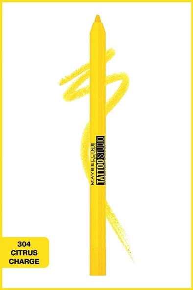 Maybelline New York Tattoo Liner Jel 304 Citrus Charge Göz Kalemi ürün görseli 1