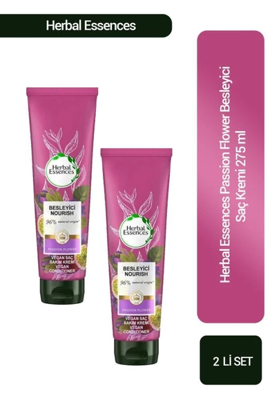 Herbal Essences Passion Flower Besleyici Saç Kremi 275 ml x2 ürün görseli 1
