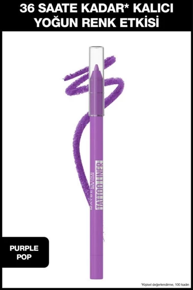 Maybelline New York Tattoo Liner Jel Göz Kalemi Purple Pop ürün görseli 1