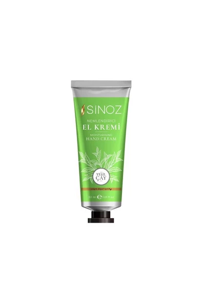 Sinoz Nemlendirici El Kremi Yeşil Çay 30 ml ürün görseli 1