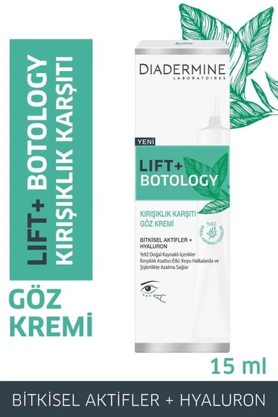 Diadermine Lift + Botology Kırışıklık Karşıtı Göz Kremi 15 ml ürün görseli 1
