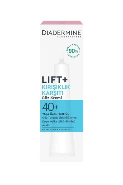 Diadermine Lift+Kırışıklık Karşıtı 40+Yaşlar İçin Göz Kremi 15 ml ürün görseli 1
