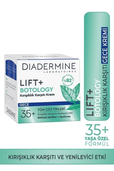 Diadermine Lift+Botology Kırışıklık Karşıtı Gece Yüz Kremi 50 ml ürün görseli 1